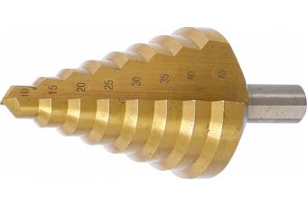 Ступенчатое сверло | нитрид титана | Ø 10 - 45 мм (74430B)