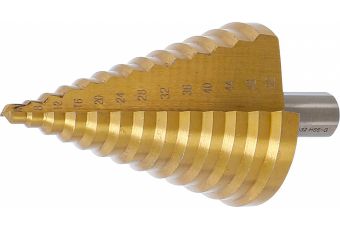 Pakāpju urbis | titāna nitrīds | Ø 6 - 52 mm (74432B)