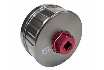 Eļļas filtra atslēga | alumīnijs | 74 mm P14 | Mercedes, VW, Porsche (FW14C)