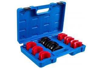 Сальниковый монтажный инструмент для мотоциклетных амортизаторов 35-50мм набор 14шт. (MHR10362)