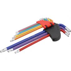 Extra long torx tamperproof set t10-t50 9pcs (YT-05636)