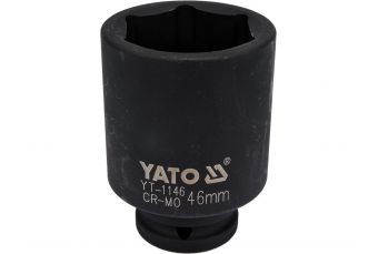 Ударная торцевая головка длинная | 20 мм (3/4") | 46 мм (YT-1146)