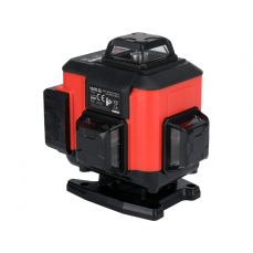 Лазерерный уровень зеленый, линейный 4D с аксесуарами (YT-30424)