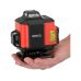 Лазерерный уровень зеленый, линейный 4D с аксесуарами (YT-30424)
