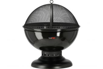 Кострище стальное с решеткой 54см (99717)