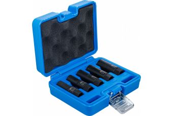 Набор торцевых головок (спиральный профиль) / Извлекатель винтов, глубокий | Привод 10 мм (3/8") | 10 - 16 мм | 5 шт. (74568)