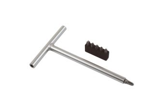T tipa rokturis + JIS 1/4'' uzgaļu komplekts 6 gab. (GB9000)