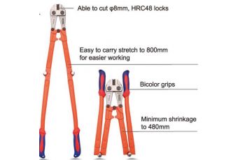 24-дюймовый высокопрочный болторез со складной ручкой расширенного типа (FBC24)
