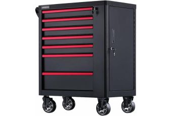 Tool cabinet on wheels | 7 drawers | 1 side door | empty (SLTC7A)