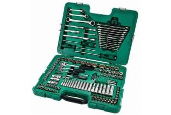 1/4" + 3/8" + 1/2" Ligzdas uzgriežņu atslēgu komplekts 150gab. (S09510)