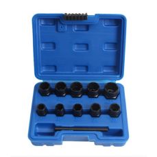 Набор головок для извлечения болтов и гаек, инструмент для удаления поврежденных ржавых болтов | 11 шт. (SK201611)