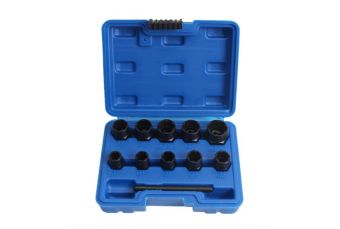 Nut Bolt Extractor Socket Set Damaged Rusted Bolt Removal Tool | 11 pcs (SK201611)