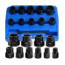 Nut Bolt Extractor Socket Set Damaged Rusted Bolt Removal Tool | 11 pcs (SK201611)