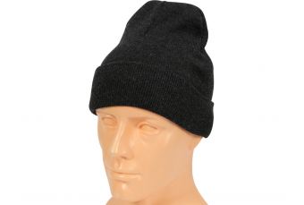 Шапка зимняя темно-серая (74232V)