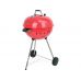 Угольный барбекю, округлый, 54см красный (YG-20304)
