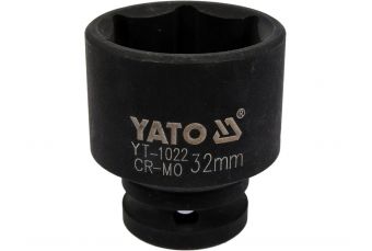 Шестигранная ударная торцевая головка | 12,5 мм (1/2") | 32 мм (YT-1022)
