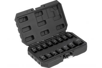 Набор торцевых ударных головок 1/2" | 15 шт. (YT-10253)