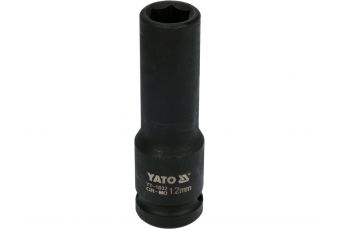 Hexagonal deep impact socket 1/2'' 12 mm (YT-1032)