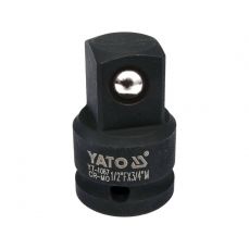 Ударный адаптер | внутренний угольник 12,5 мм (1/2") - внешний квадрат 20 мм (3/4") (YT-1067)