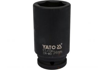 Ударная торцевая головка длинная | 20 мм (3/4") | 34 мм (YT-1134)
