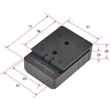 Uzlādējams akumulators YT-30415 sērijas 4D pašizlīdzinošajam lāzeram 2400mah (YT-30416)
