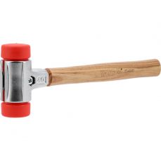 Молоток для укладки брусчатки | Ручка из гикори | Ø 40 мм | 630 г (YT-45481)