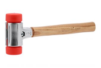 Молоток для укладки брусчатки | Ручка из гикори | Ø 40 мм | 630 г (YT-45481)