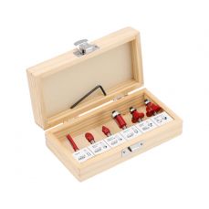 Koka frēzēšanas komplekts Ø6mm 6gab (YT-68000)