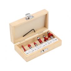 Koka frēzēšanas komplekts Ø8мм 6шт. (YT-68001)