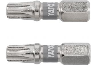Screwdriver bits 1/4 25mm t30 2pcs ni (YT-78015)