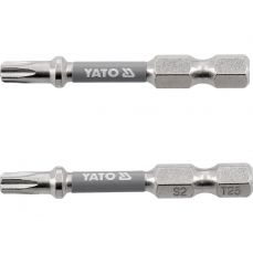 Головки | 6,3 мм (1/4 дюйма) | С2 Ни | Т-Стар (Torx) Т25 | 50 мм | 2 шт. (YT-78034)