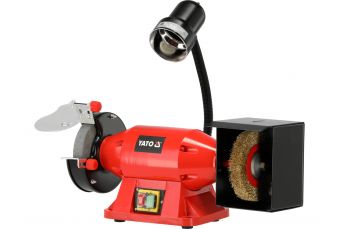 Bench grinder with brush 520w (150x32mm) (YT-822107)