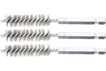 Tērauda birste | 12 mm | 6,3 mm (1/4") piedziņa | 3 gab. (3078-12-S)