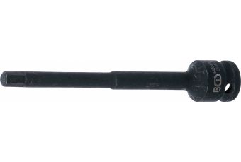 Гнездо для ударных бит | длина 150 мм | Привод 12,5 мм (1/2 дюйма) | внутренний шестигранник 8 мм (5490-H8)