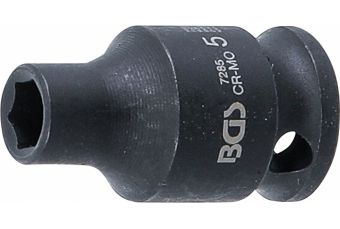 Ударная головка, шестигранник | Привод 6,3 мм (1/4 дюйма) | 5 мм (7285)