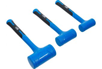 Набор молотков Beinercist | мягкая голова | Ø 47 / 55 / 65 мм | 450 / 765 / 1275 г | 3 шт. (74442Б)