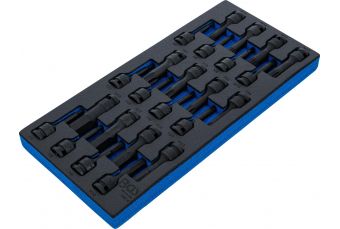 Лоток для инструментов 1/3: Набор насадок для ударных бит | 12,5 мм (1/2") | 24 шт. (74514)