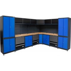 Комбинированная система хранения инструментов | Мастер-класс | Деревянная столешница | 8 Компоненты (80160)