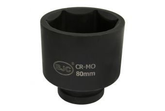 Головкa ударная.6-гр, 1", 80мм,CRv-Mo (M58557)