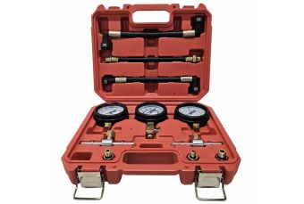Set of 11 instruments for measuring fuel pressure and compression | for motorcycles (SK6807)