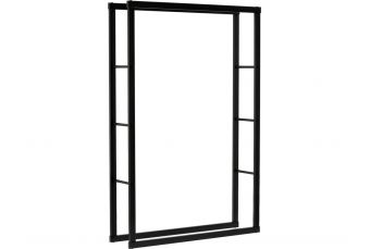 СТАЛЬНАЯ ПОДСТАВКА ДЛЯ ДРОВ 100X25X150 СМ (33318)