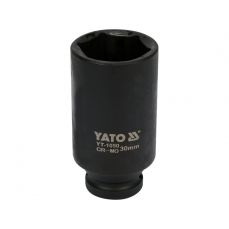 Шестигранная ударная торцевая головка длинная | 12,5 мм (1/2") | 30 мм (YT-1050)