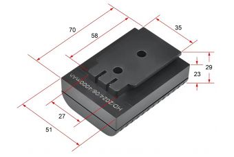 Uzlādējams akumulators YT-30417 sērijas 4D pašizlīdzinošajam lāzeram 4000mah (YT-30418)
