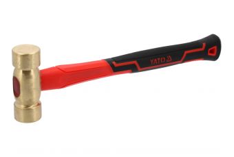 Brass hammer with fiberglass handle 1000g (YT-45294)