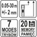 Lāzera tālmēri 0,05-30 m (YT-73124)