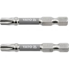 Головка | 6,3 мм (1/4 дюйма) | С2 Ни | Т-Стар (Torx) T30 | 50 мм | 2 шт. (YT-78035)