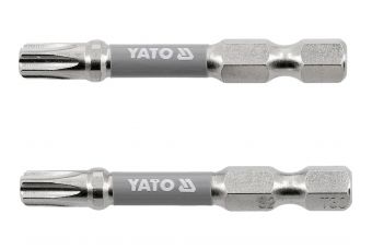 Sprauslas | 6,3 mm (1/4") | S2 Ni | T-Star (Torx) T30 | 50 mm | 2 gab. (YT-78035)