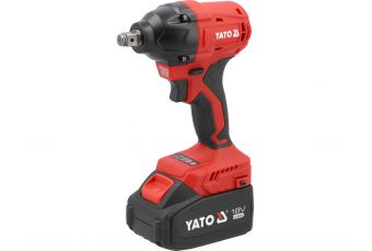 Бесщеточный ударный гайковерт 18v, 1/2'', 350nm - 2x аккумулятора 4 Ач (YT-8277925)