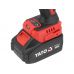 Brushless impact wrench 18v, 1/2'', 1200nm - battery 4 ah (YT-828071)