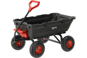 Садовая тележка с самосвалом XL 350 кг, 10" колеса (YT-86960)